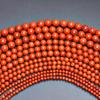 60/50/40/30Pcs 4/6/8/10mm Fashion Jewelry Making Accessories Red Stone Natural Stone Necklace Bracelet DIY