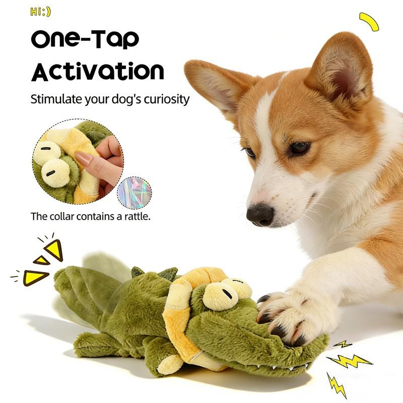 Electric Plush Dog Toy Vibrating Ball for Fun and Relaxation, Pet Interactive Toy