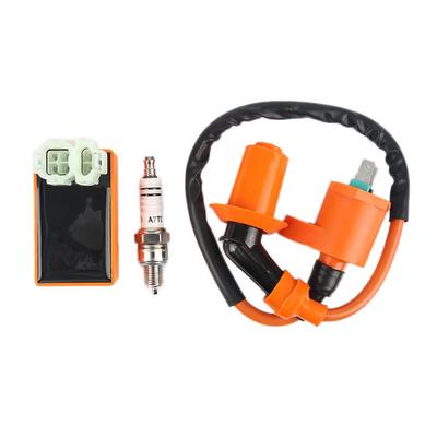 Гоночная катушка зажигания Свеча зажигания CDI Для скутера Gy6 ATV TaoTao 50cc 125cc 150cc