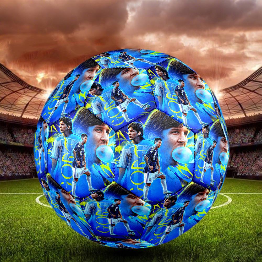 1pc Youssef Ennesyri Celebration Size 5 Football Soccer Balls, Competition Sport Football Indoor And Outdoor Training Ball. Q63014