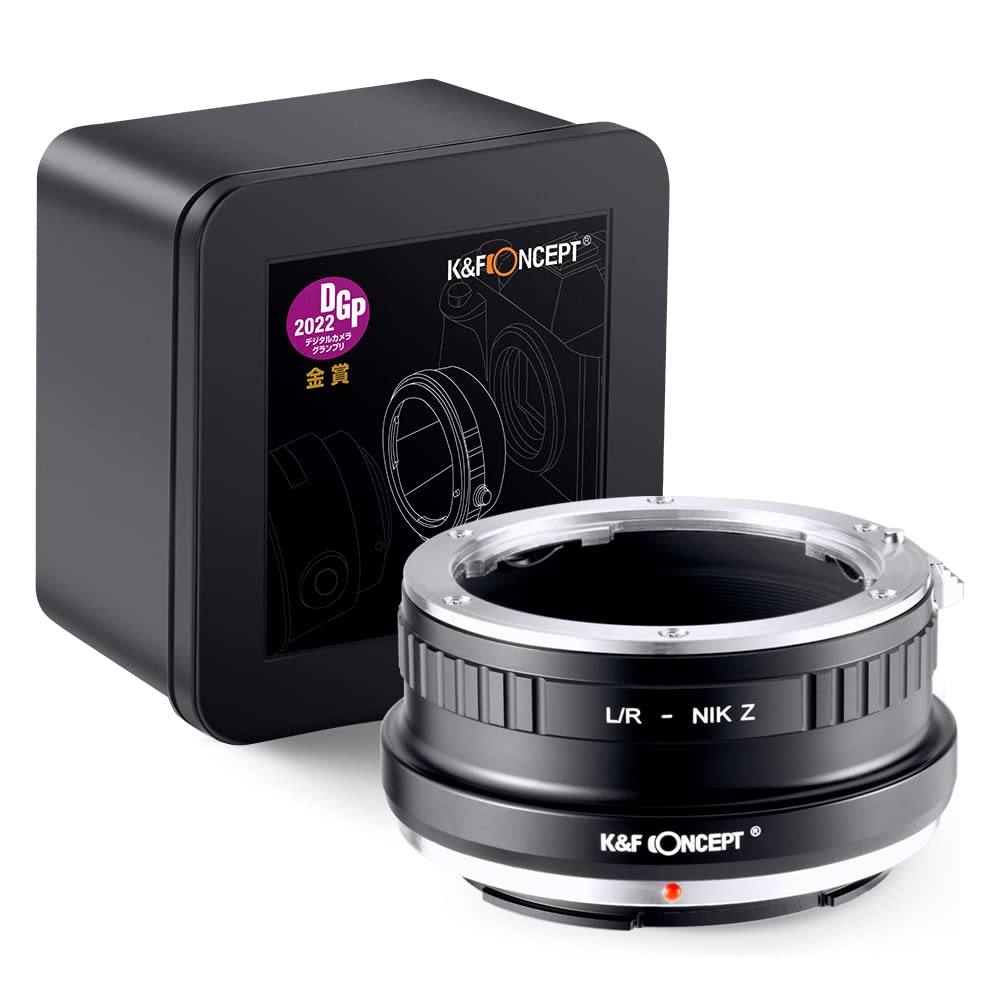 Concept Z Manual Focus Lens Mount Adapter for Nikon Z Mount Lenses to Leica R Mount Compatible with Nikon ZF Z8 Cameras K&F L/R-NIK Lenses,