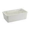 Asvel Slim Large Dish Drainer Set "N-Pose" White 4328