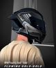 Унисекс полнолицевой мотоциклетный шлем из углеродного волокна с Bluetooth и защитой от запотевания, сертифицирован 3C для всех сезонов