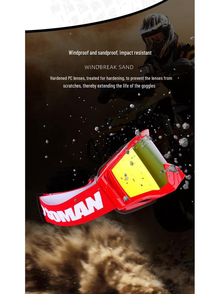 SOMAN SM20 Unisex Motorcycle & Rally Off-Road Goggles