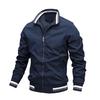 High Quality Casual Jacket Men's Spring and Autumn Sports Solid Color Jacket Men's Size M-5XL Weight 45kg-100kg