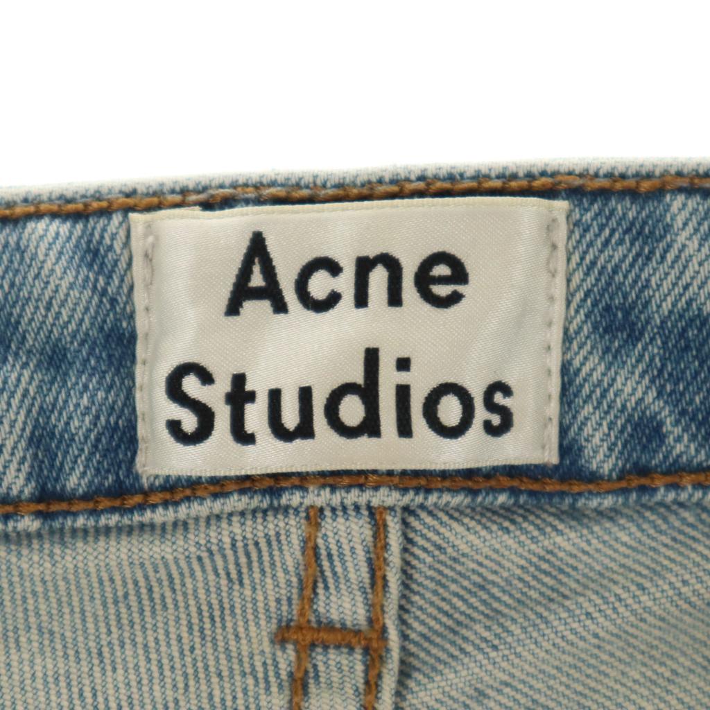 Acne Studios Сделано в Италии Узкие джинсы W23 Джинсы синего цвета Женские Б/у