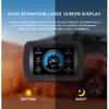 A65 Автомобильный цифровой GPS-инклинометр для бездорожья для HUD-дисплея на лобовом стекле Многофункциональный спидометр Угол крена Высота Пробег Компас