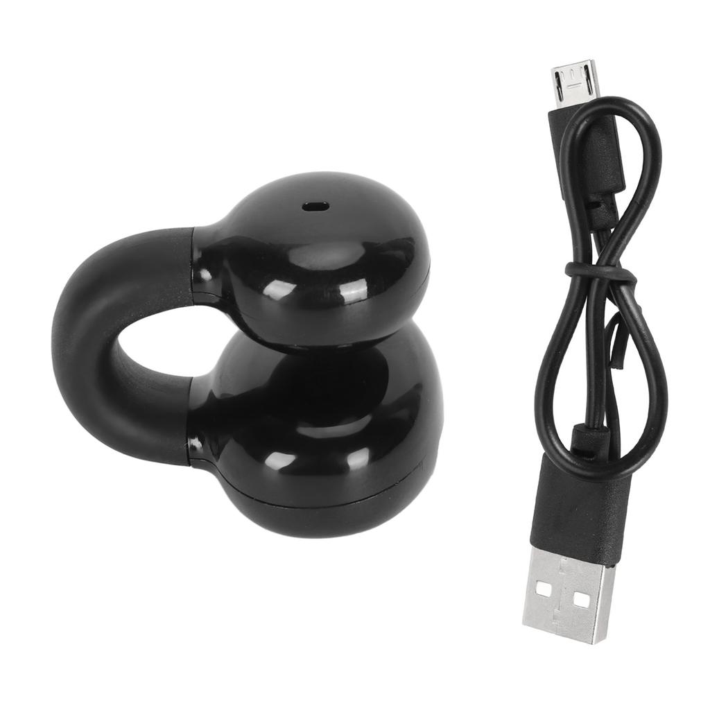 Bluetooth Clip On Earphones Stylish Mini HiFi Stereo Noise Cancelling Clip On Open Ear Headphones for Sports Music