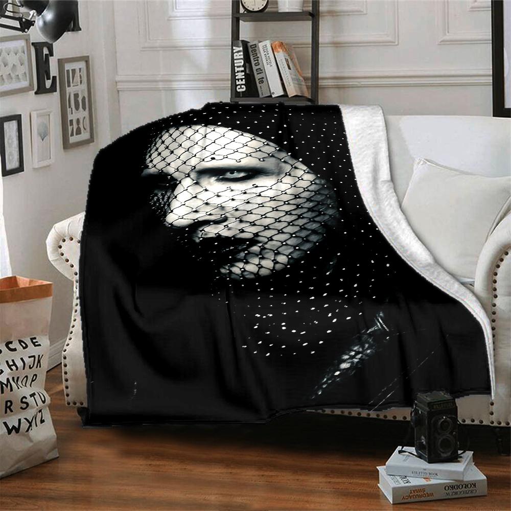 Gothic Veil Portrait Blanket Soft Throw Blanket For Home Bedroom Bed Sofa Travel Office Solid Christmas Blanket