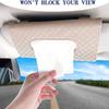 Car Tissue Box Towel Sets Car Sun Visor Tissue Box Holder Auto Interior Storage Decoration For BMW Car Decor Accessories NEW