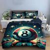 Billiard balls and stars. Bedding sets Duvet cover sets Duvet covers Pillowcases(1 * Duvet Cover 2 * Pillowcases without duvet insert)