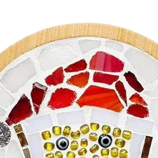 Ручная работа Рождественские Подарки Идеи Мозаичный Подстаканник DIY Набор, Праздничное Искусство Санта Венок Акриловая Плитка Материалы Снеговик Узор, Набор для Творчества для Взрослых, Праздник