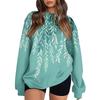 Women  Tops Women's Long Sleeve Sweatshirt Casual Crewneck Loose Fit Pollover Fleece Tops