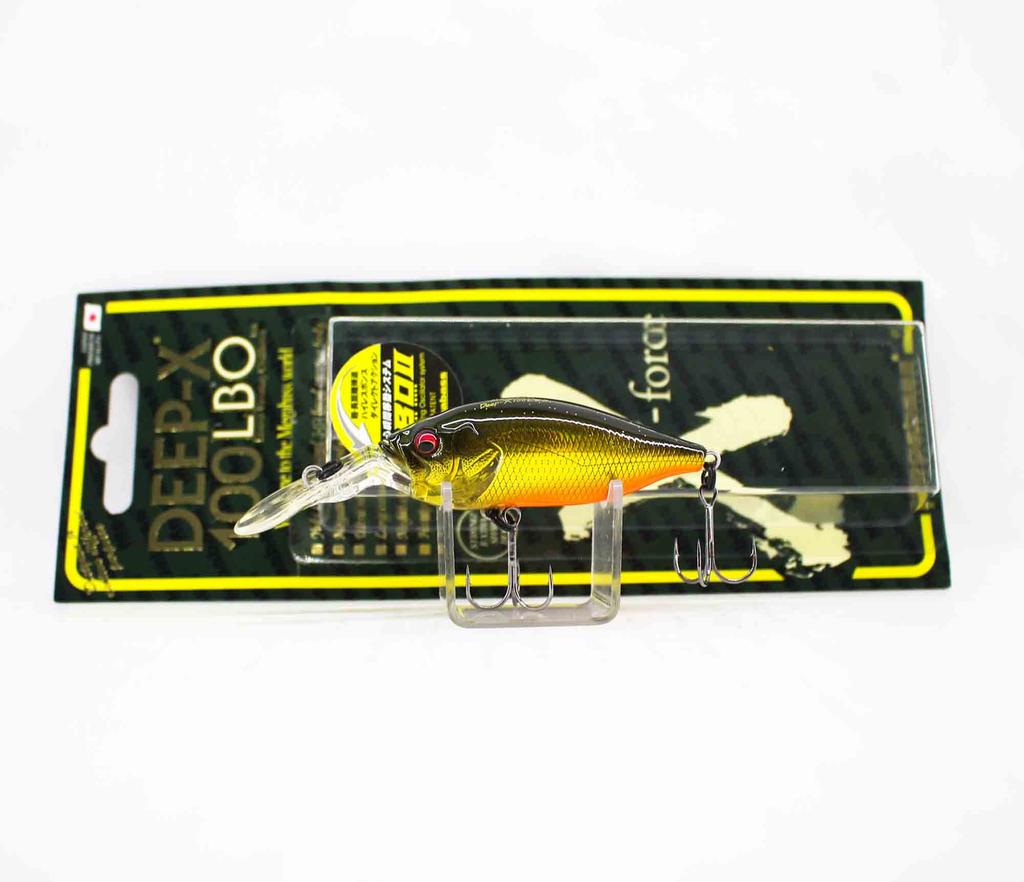 Megabass Deep X 100 LBO 59 мм 3/8 унции Плавающий воблер Megabass Kinkuro (5223)