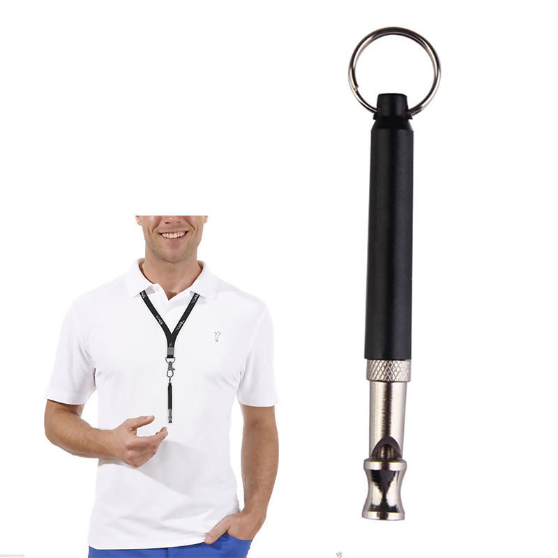 Собачий свисток для остановки лая, бесшумный ультразвуковой отпугиватель звука, поезд с ремешком