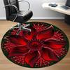 1pc Floral Mandala Chair Carpet for Office, Soft Flannel Throw Mat, Perfect for Office,Holiday Party Decoration Choice yy251113162