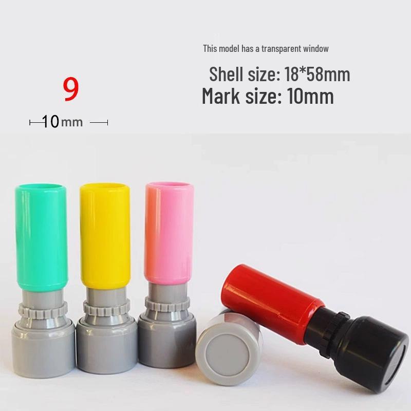 Photosensitive Stamp Set: Numbers 0-9 for Marking & Journaling