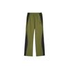 Retro Sports High-Waisted Color Block Design Pants Women Bottoms Olive-Green 628059-33