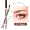 Waterproof Pencil of Eyebrow Eyeliner Eyebrow Pen with Makeup Cosmetic Brush