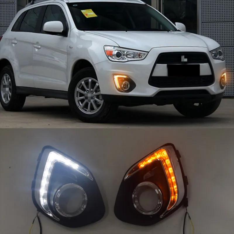 1 Комплект светодиодных дневных ходовых огней Водонепроницаемые Для Mitsubishi ASX Моделей 2013 2014 2015