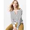 Uv Protection Crew Neck Cardigan  Stripe 