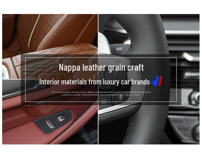 Leather Steering Wheel Cover for Range Rover Sport, Discovery, Freelander, Aurora