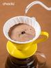 1 шт. Керамическая воронка для кофе, фильтр для кофе Pour Over, чашка для сбора капель, многоразовый конус для кофеварки Pour Over
