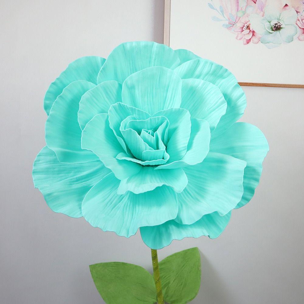 50см Имитация Оконного Цветка Гигантский Большой Сценический Цветок Новая ПЭ Роза Пена Цветок