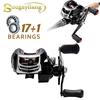 SOUGAYILANG BaitCasting Reels 17 +1BB 7.2:1 Gear Ratio Fishing Reel for Bass Boating Fishing