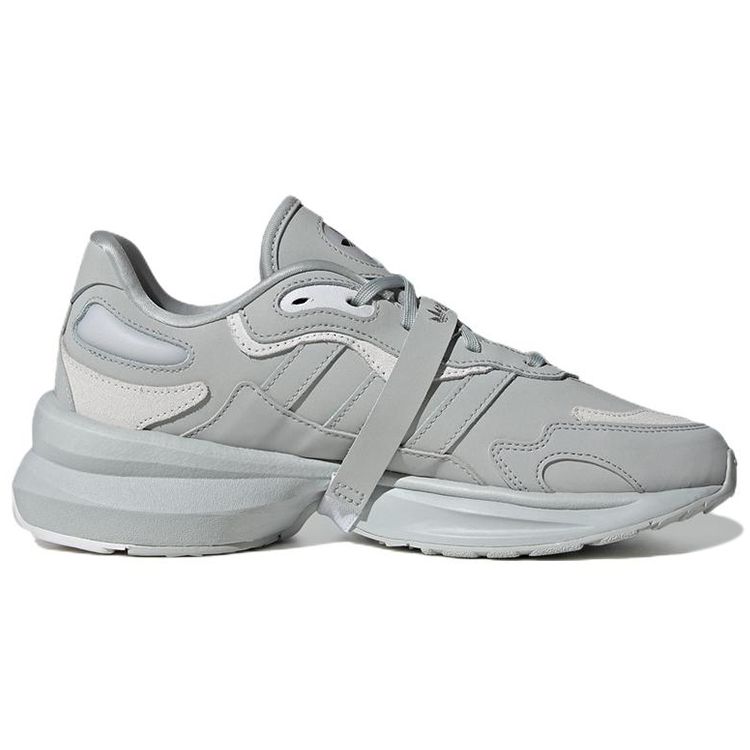 Adidas Оригинальные двухслойные туфли из коровьей кожи Zentic, замшевые, удобные для повседневной носки, прочные, низкие, для образа жизни, женские кроссовки, серые GY4129