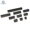 10pcs 2.54mm Double Row Straight Female 2-40P Pin Header Socket Connector 2x2/3/4/5/6/7/8/9/10/12/14/16/18/20/25/32/40Pin 2.54mm