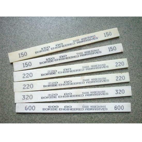 1pcs Polishing White Sharpening High Hardness Square Corundum Whetstone Grinding Sand Oil Stone