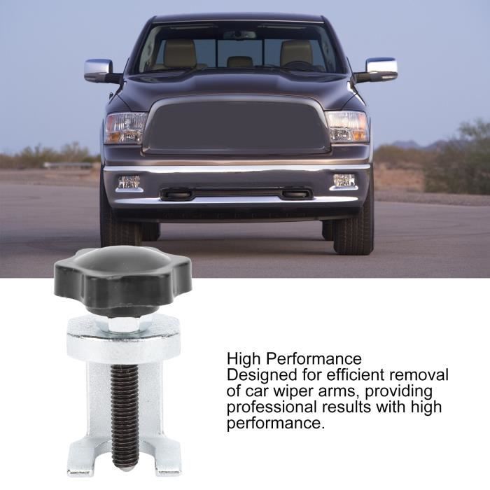 Dilwe Outil de retrait de bras d'essuie-glace automatique Extracteur D'essuie-glace de Pare-brise, Extracteur auto coffret
