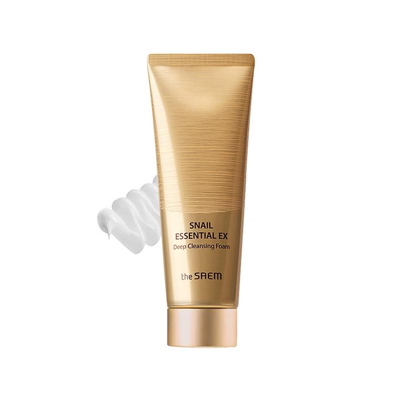 The Saem Snail Essential EX Глубоко очищающая пенка 150 мл 1080 Пенка для лица Япония