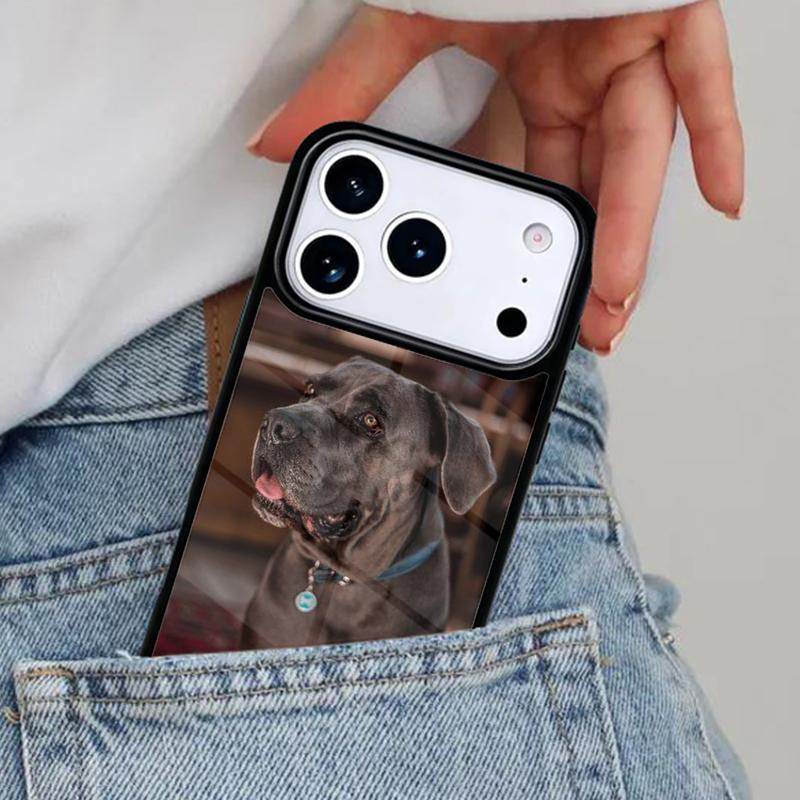 Чехол для телефона Кане Корсо Итальянский мастиф для iPhone 16e 15 14 13 12 17 Pro Max Plus Air 17pro Обложка Coque