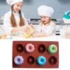 8 сеток спиральное мороженое силиконовые формы для пончиков антипригарное покрытие DIY сковорода кондитерская шоколадная кексы производитель кухонные принадлежности домашний инструмент