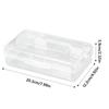 Transparent Pencil Case Large Capacity Marke Pen Organizer Durable Pen Box  School Office