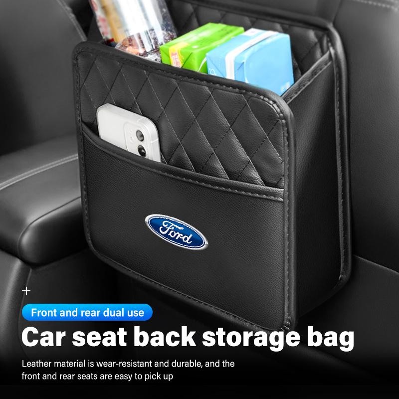 BBBO4 Car Back Seat Storage Universal Bag Organizer Trunk Elastic For Ford Focus mk2 mk3 mk4 Fiesta Ranger Mondeo S-MAX Kuga