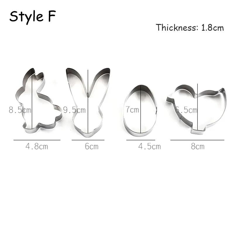 9 шт. Формочки для печенья «Пасхальный кролик», банка для соуса, штамп для шоколада, форма для тиснения помадной мастики, форма для печенья «Кролик», «Яйцо», инструменты для выпечки, для украшения торта