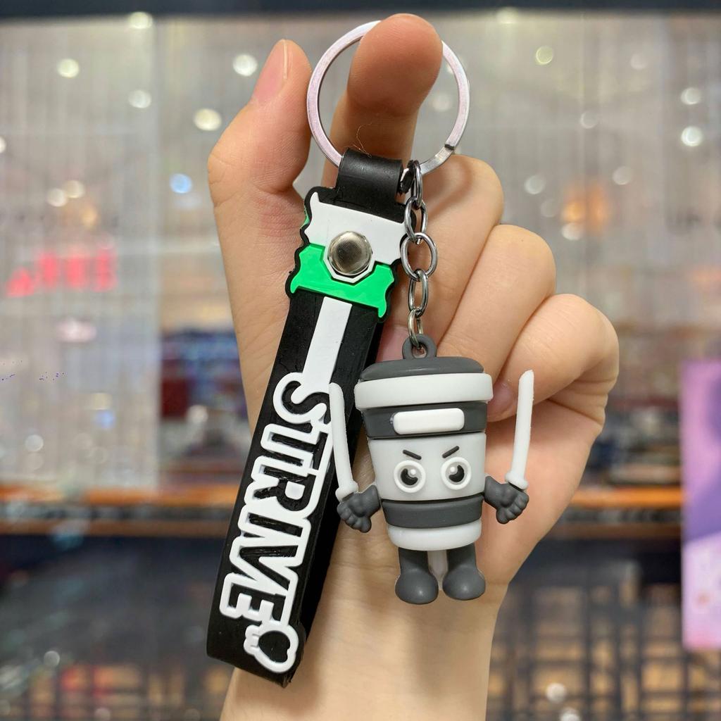 Брелок-кукла Шаньхайцзин Экзотический зверь Смешной Абстрактный Человечек из деревянных палочек Акула Маленькая подвеска