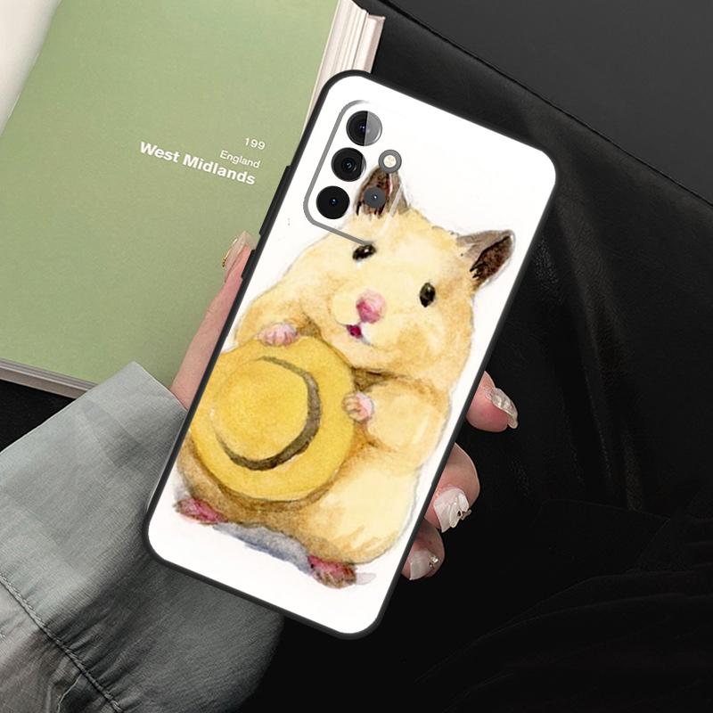 Чехол для телефона с рисунком хомяка для Samsung Galaxy A54 A34 A14 A52 A32 A22 A12 A51 A71 A50 A70 A13 A33 A53
