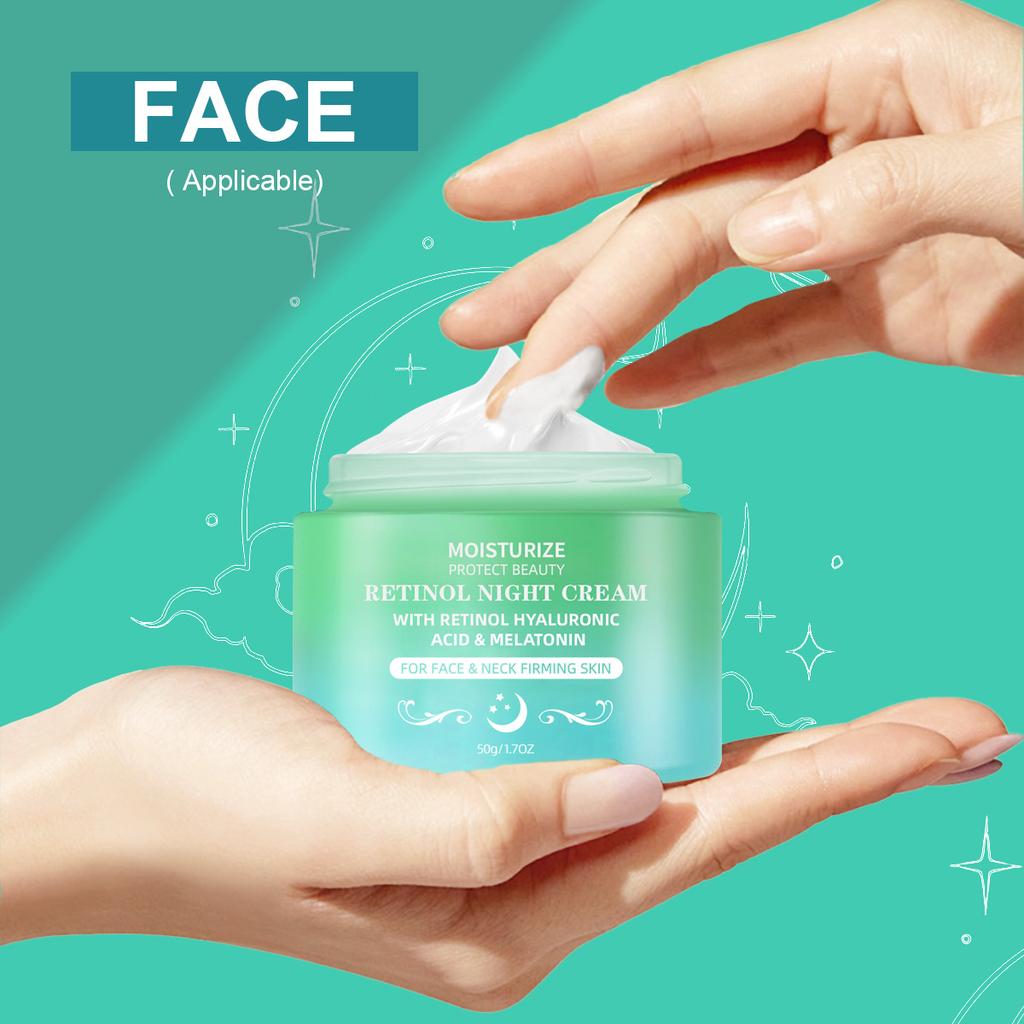 Увлажняющий крем с ретинолом 50 г – Ночной уход для сухой и зрелой кожи