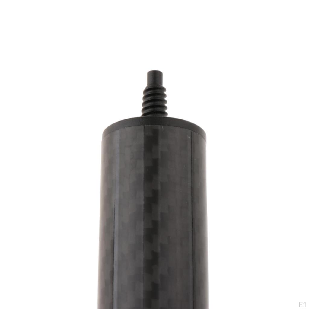 Удлинитель для бильярдного кия, удлинитель для бассейна, профессиональный, из углеродного волокна, 9 дюймов, легкий, для практики