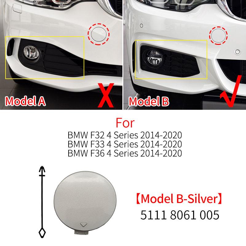 For BMW F32 F33 F36 M Sport 2014- Car Front Bumper Trailer Hook Tow Cover Cap Accessory For BMW 4 Series 420 425 430 440