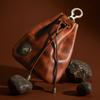 Leather Coin Bag Leather Drawstring Bag Coin Bag Leather Bag Change Holder Men's and Women's Valentine's Day Gift Wallet Coin Bag