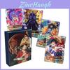 Колода флэш-карт One Piece с ярким покрытием для коллекционных карточных игр и развлечений