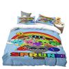 2026 NEW Teens Gifts Duvet Cover Set Game Sprunki Cartoon Bedding Set Quilt Cover Skin-friendly and Breathable for Bedroom Home
