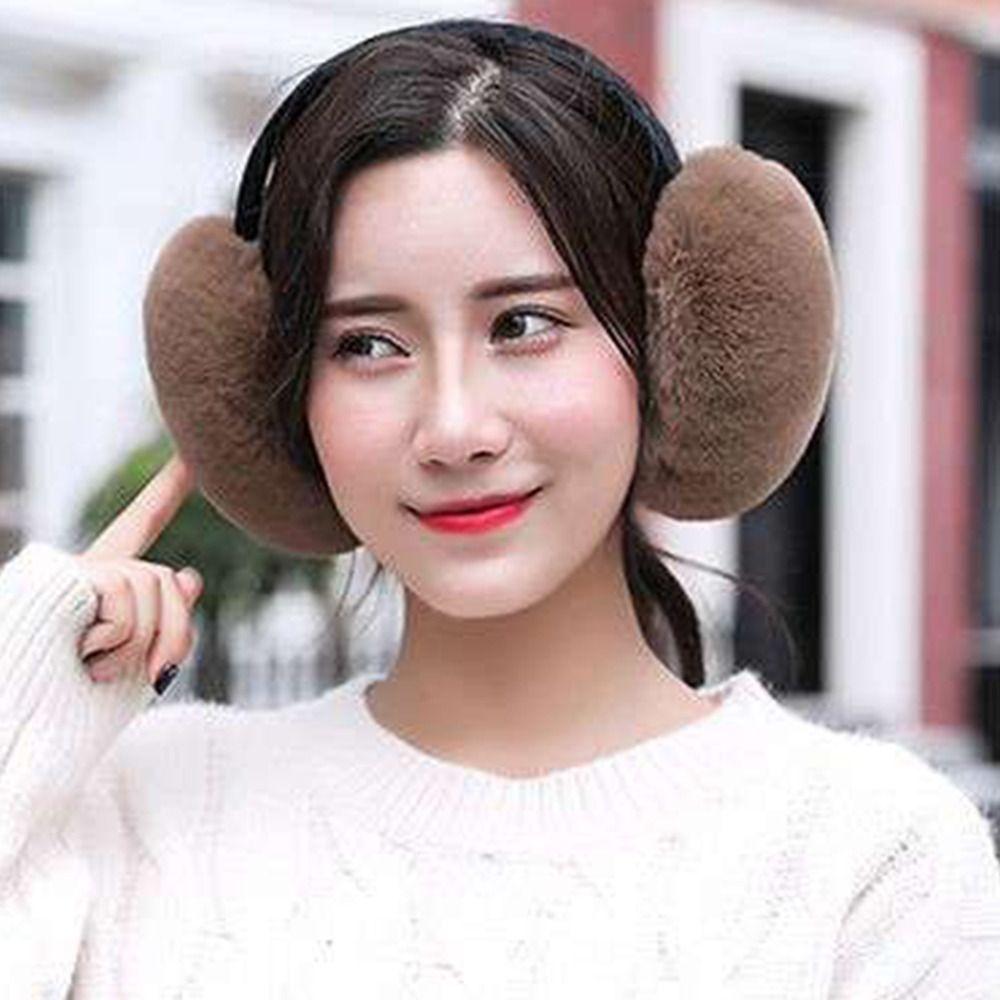 Soft Fashion Windproof Plush Cold-proof Winter Earmuffs Student Earmuffs Ear Cover Girl Earmuffs