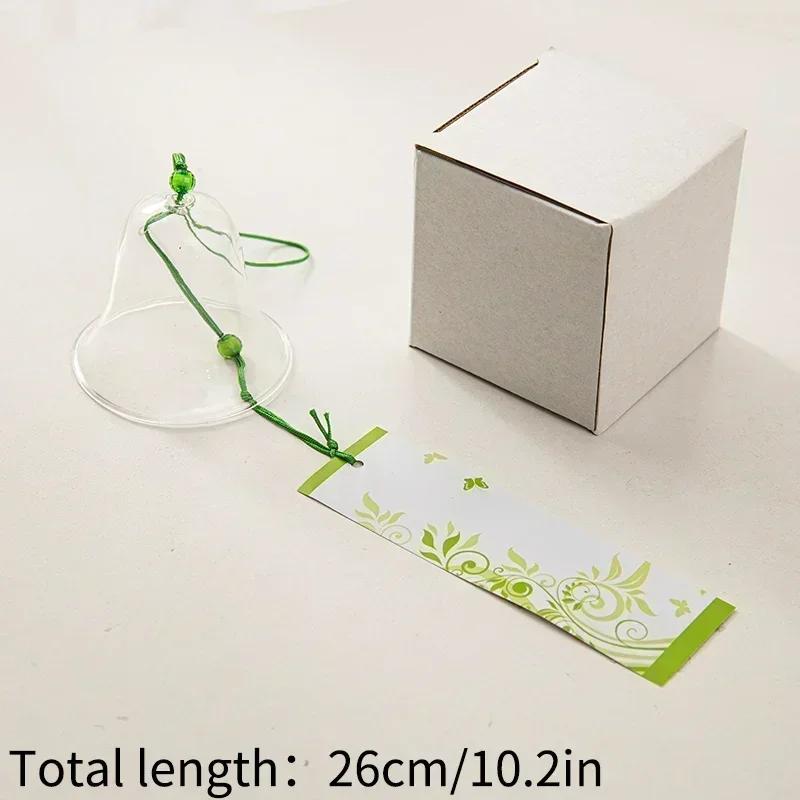 Japanese Wind Chime Handmade Sakura Wind Chimes Garden Decoration Outdoor Glass Furin Wall Hanging Home Decor Small Wind Bells