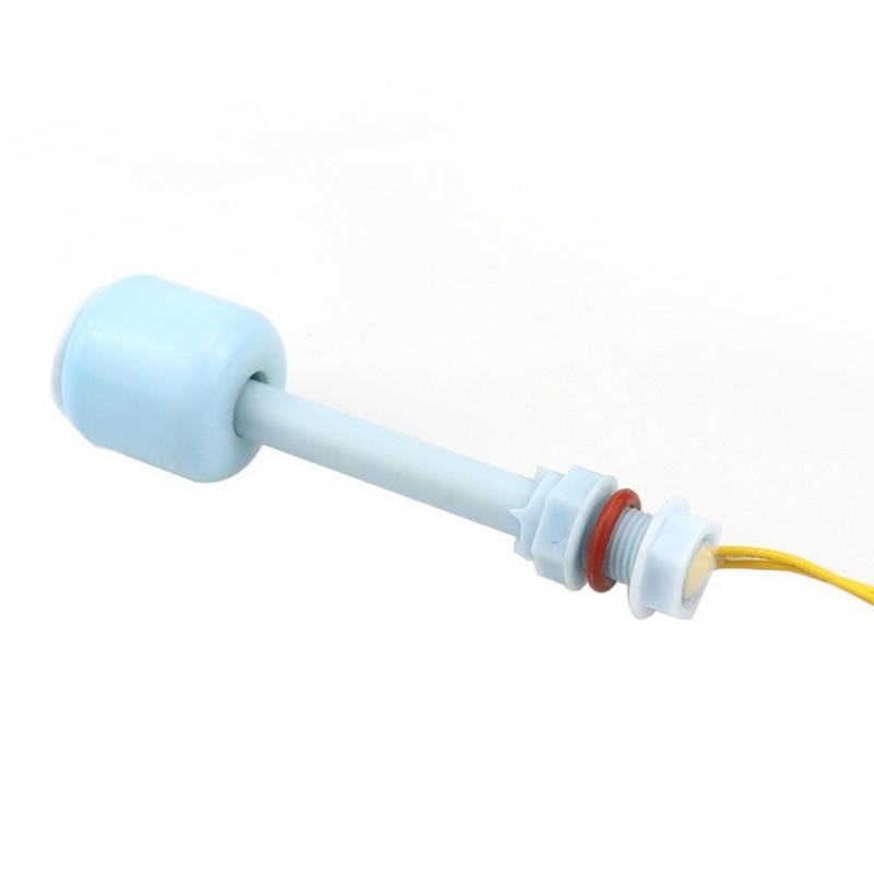 Пластиковый поплавковый выключатель PP Рыба для аквариума Датчик уровня жидкости 10 мм Автоматический датчик контроллера уровня Синий и желтый